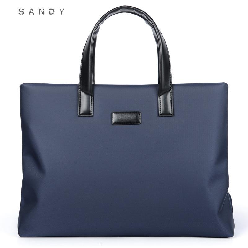 New Fashion Handheld Briefcase Simple College Student Notebook Bag Business Laptop Bag Men's Briefcase 5