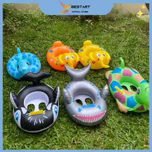 Pelampung Renang Duduk Bayi Karakter / Baby Swim Trainer / Ban Renang Bayi / Ban Pelampung Ring Safety Baby Boat BEST ART Outdoor