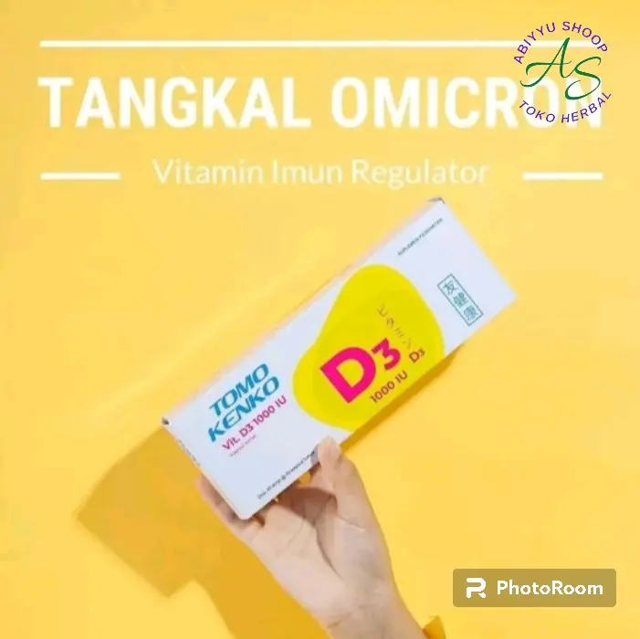 TOMO KENKO vitamin D3 1000 IU  | Vitamin D 1000IU | Kenko Original ( ecer) Dewasa 2