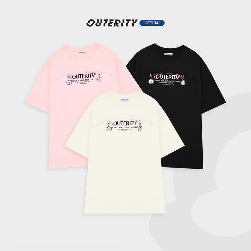 Áo Thun Outerity Line Friend BT21 Stickers / Unisex Localbrand 2024