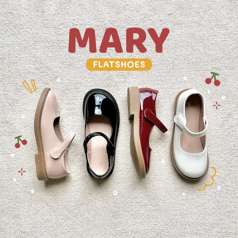 [MARIO KIDS] - OWLIE ELLIE Sepatu Flatshoes Anak - MARY | Sz 28-33 Casual Flats Kids 0