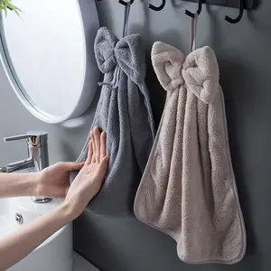 Handuk Tangan Microfiber Serbaguna - Kain Lap Gantung Cepat Kering untuk Cuci Tangan & Masak