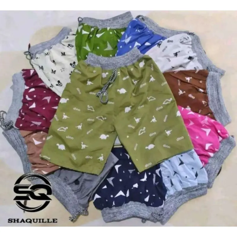 [ BEST SELLER ] celana pendek anak laki laki motif 50RB DAPAT 5 PCS Fashion Katun 5