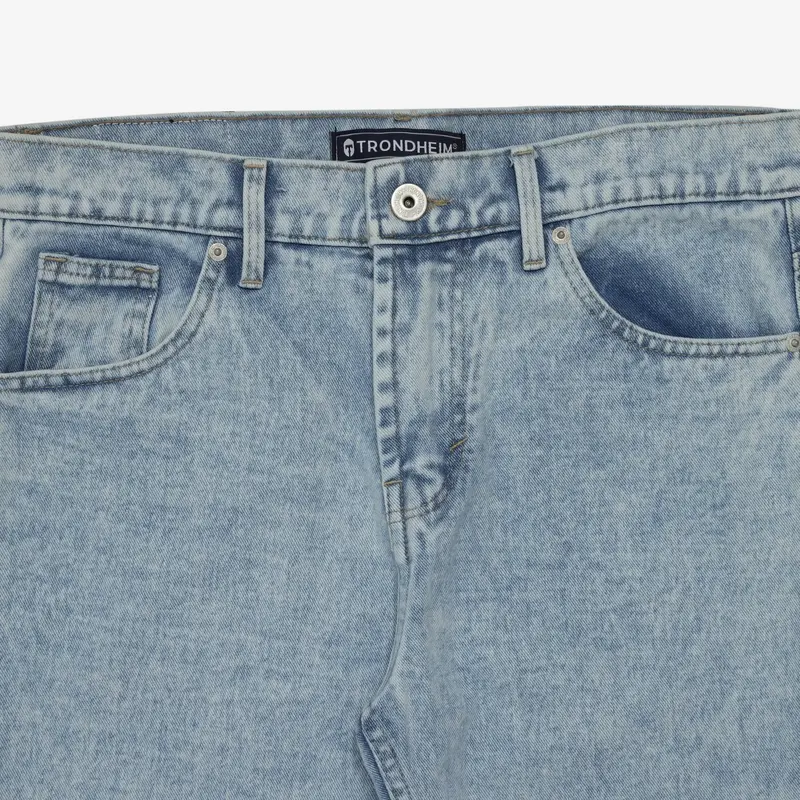 Trondheim Celana Jeans Reguler Denim Flavio Sandwash Biobleach 1