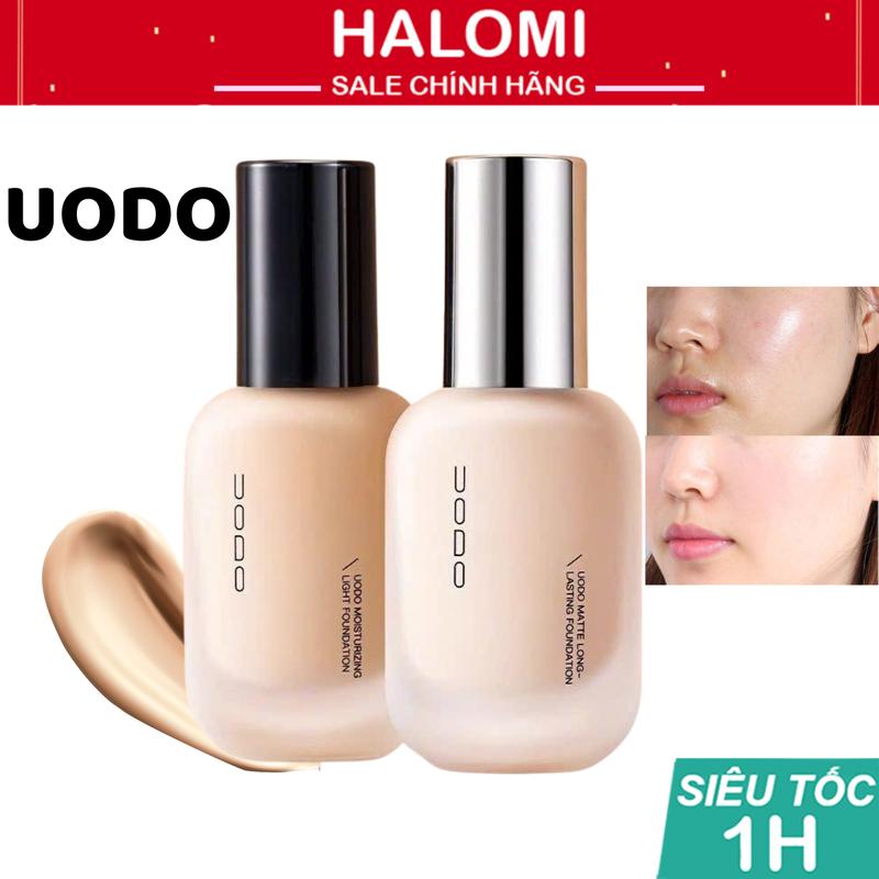 Kem nền dạng lỏng UODO 30ml dưỡng ẩm kiềm dầu nâng tone cho da căng mướt mềm mịn che khuyết điểm tốt