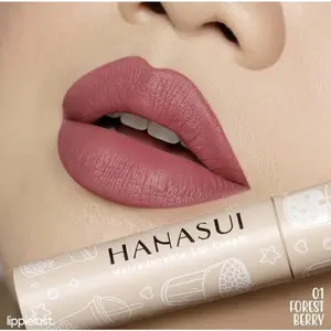 Hanasui Lip Cream Boba Lip Cream Mattedorable Finish Pigmented Long Lasting Double Moisturizing