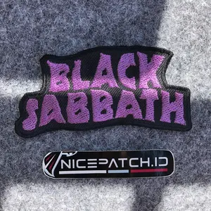 PATCH EMBLEM BORDIR BAND BLACK SABBATH