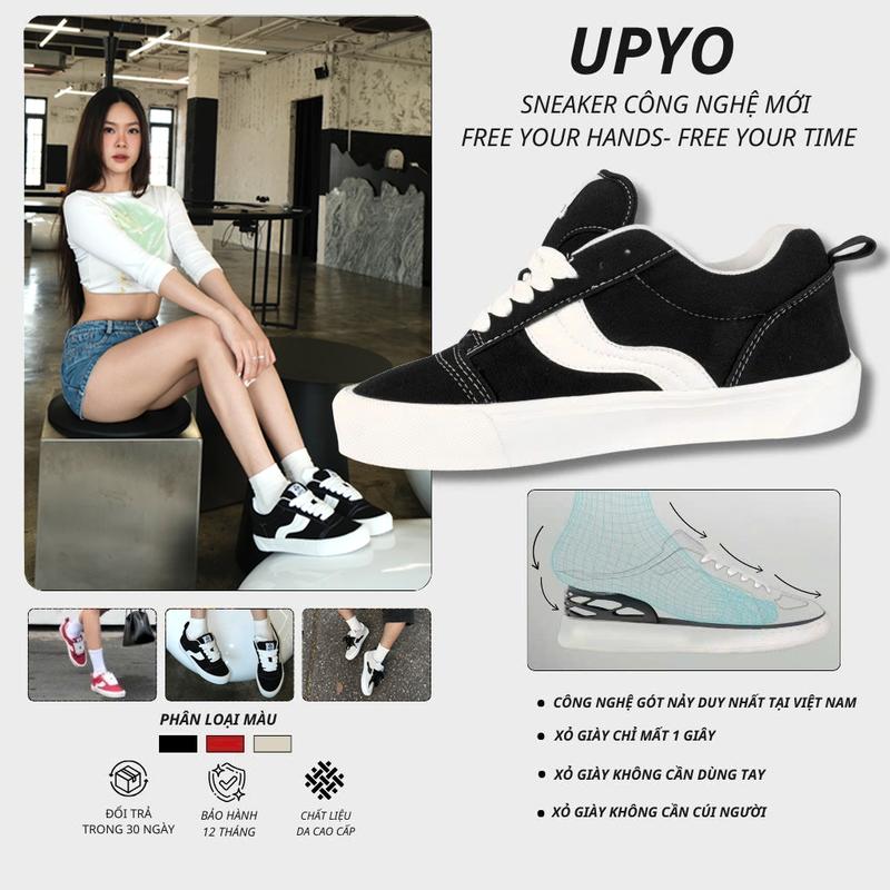 Giày Nam Nữ JUNO, Sneaker công năng, Giày thể thao chống trơn trượt , tăng chiều cao - BH 12 tháng ( UG08 ) Đồng Shoes
