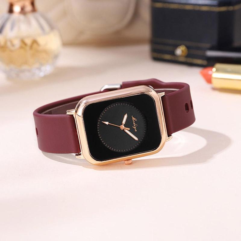 Product Introduction of Sporty Silicone Band Watches for Men and Women with Fashionable Rectangular Dial L3S4 38