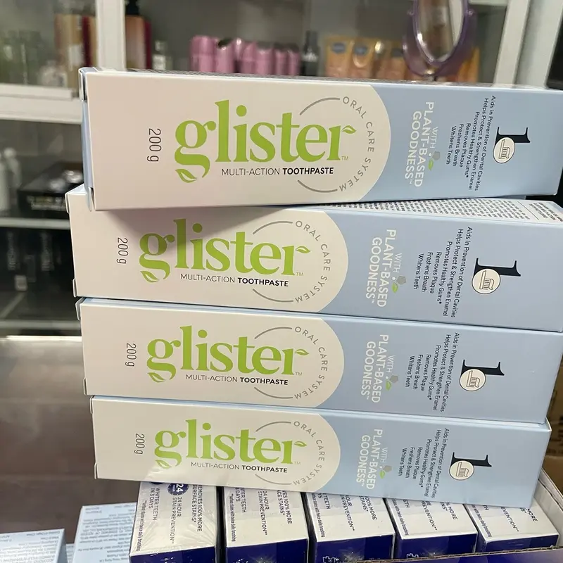 Kem đánh răng Glister Amway 200gr Khử Mùi Trắng Răng Nữ Nam BẠC HÀ 1