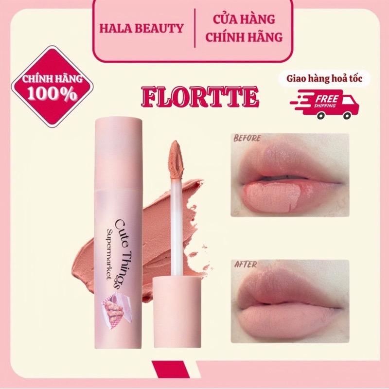 FLORTTE Son Kem Che Khuyết Điểm Môi FLORTTE Siêu Mịn Lì Lâu Trôi