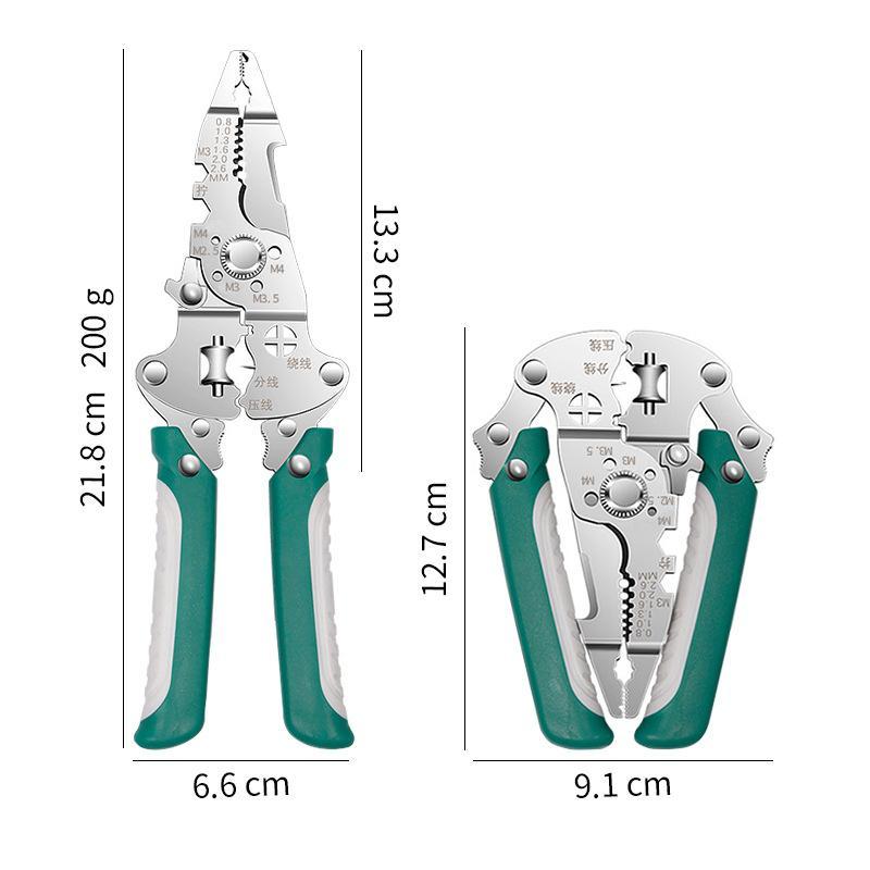 Tang Lipat 28 in 1 Pemotong Kabel Multifungsi Anti Shock Bahan Krom Vanadium Kawat Tang Dekrustasi Kabel Pengupas 27 Fungsi Ergonomis dengan Desain Lipat dan Pegangan Nyaman(Barang yang dikembalikan rusak atau hilang.) Tang Lipat 28 in 1 Pemotong Kabel Multifungsi Anti Shock Bahan Krom Vanadium Kawat Tang Dekrustasi Kabel Pengupas 27 Fungsi Ergonomis dengan Desain Lipat dan Pegangan Nyaman(Barang yang dikembalikan rusak atau hilang.)