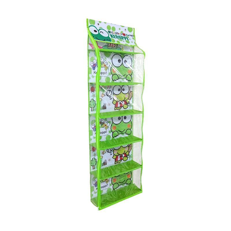 Rak Tas Gantung Karakter 6 Susun / Hanging Bag Organizer 6 Kompartemen / Rak Tas Retsleting Anti Debu 2
