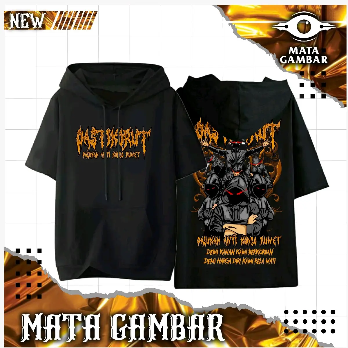 TS HOODIE PASUKAN ANTI KONCO RUWET
