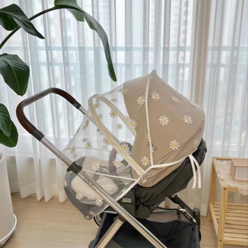 Product Introduction of NEW Summer Mosquito Net Baby Stroller Pushchair Mosquito Insect Shield Net Safe Infants Protection Mesh Stroller Accessories 5