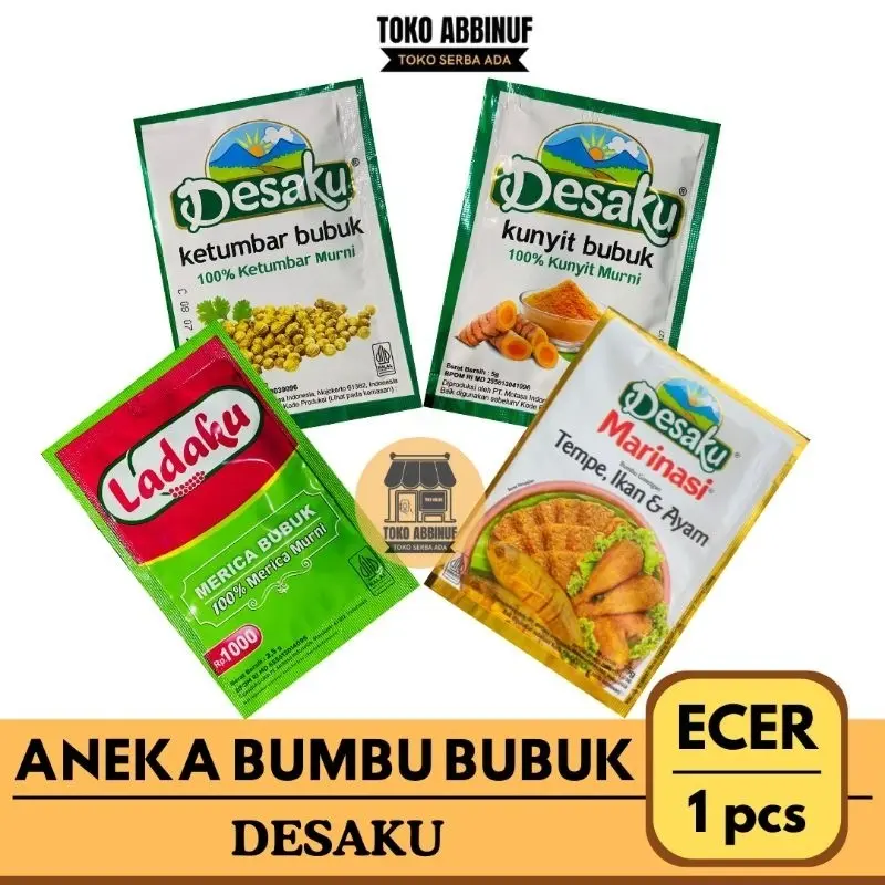 1 PCS - DESAKU KETUMBAR MARINASI KUNYIT MERICA - ANEKA BUMBU DESAKU BUBUK