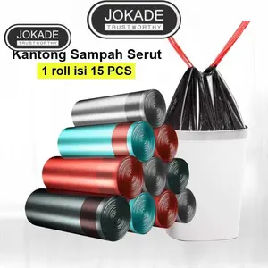 Plastik Sampah Gulung TALI isi 15 45x50cm Kantong Sampah TALI isi 15 kantong sampah roll jumbo