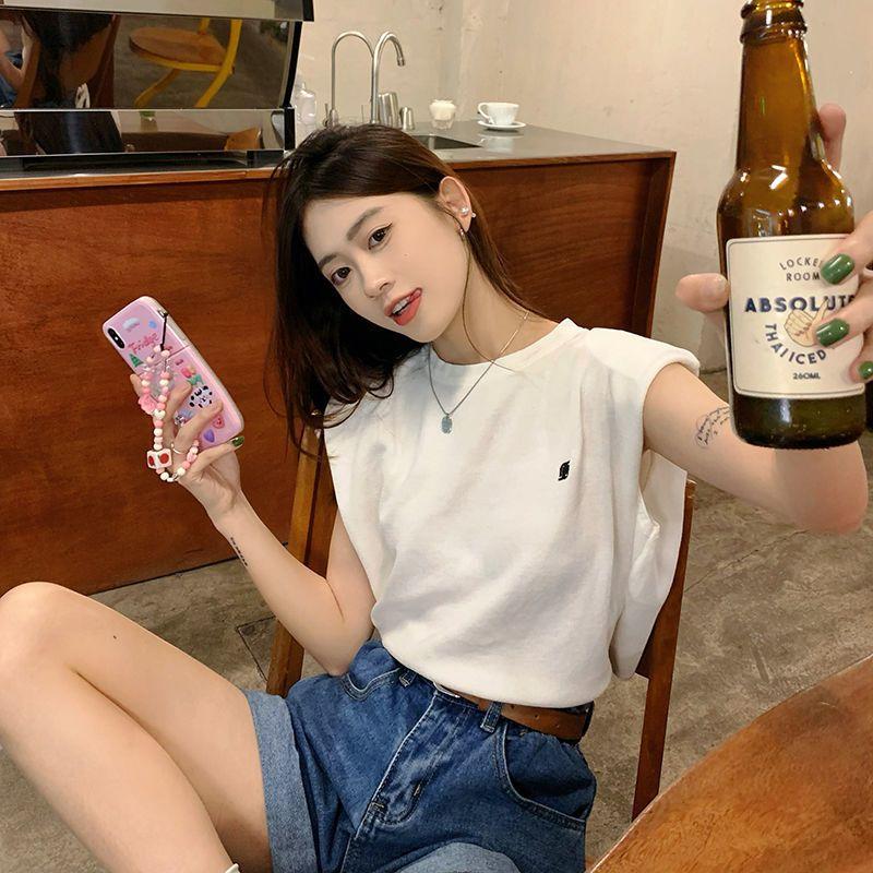Product Introduction of Áo Thun Vest Sọc, Dành Cho Nữ, Hàng Mới Về Mùa Hè 2022, Thiết Kế Đẹp, Độc Đáo Sang Trọng, Dáng Rộng Vừa Vặn, Áo Mặc Bên Ngoài Cô Gái Nóng Bỏng, Áo Không Tay, Có Thể Mua Lại 1749 21