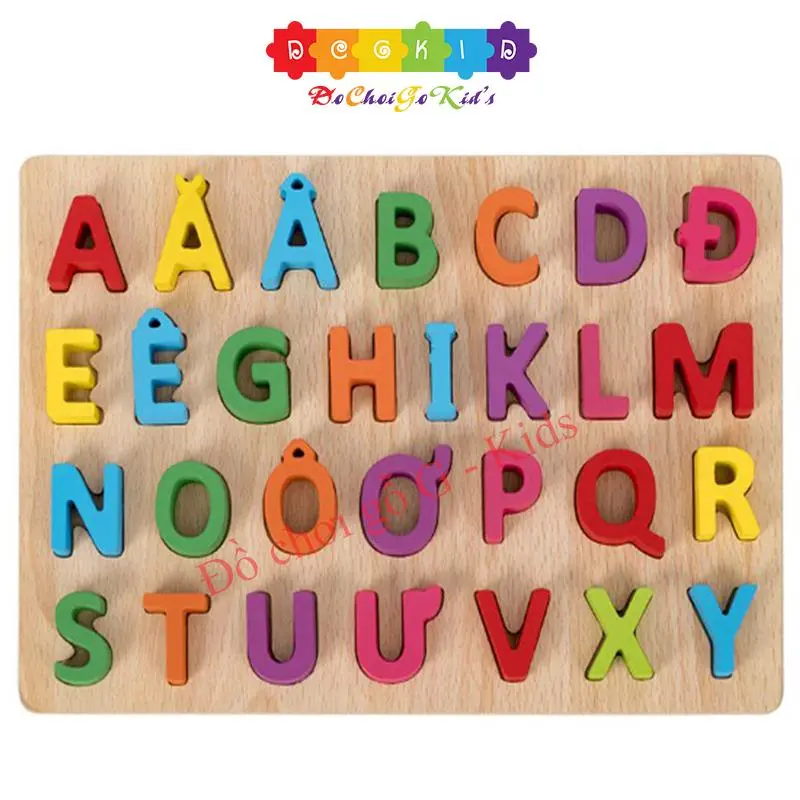 Bảng Chữ Cái Tiếng Việt In Hoa 30 x 22 cm Đồ Chơi Toy 1