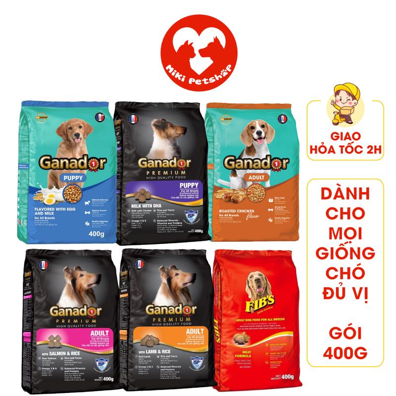 Thức Ăn Cho Chó Hạt Ganador 400g Nhiều Vị - Miki Petshop becgie chihuahua