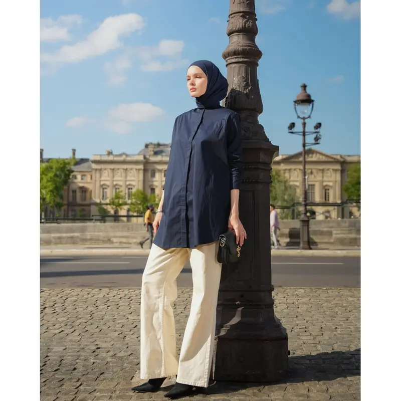 Heaven Lights - Stella Tunic - Atasan Tunik Polos Wanita 4