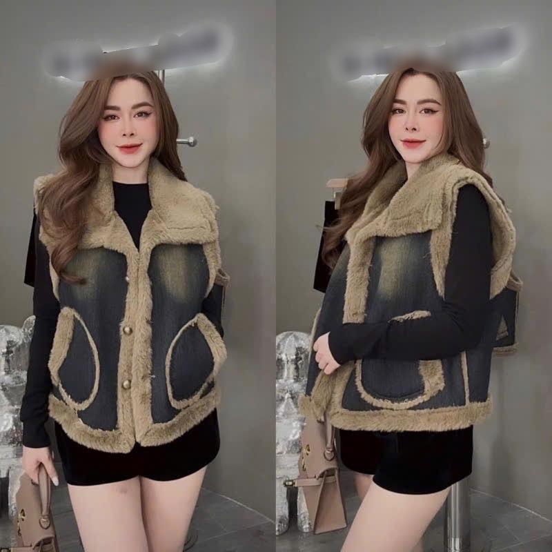 ÁO GILE BÒ LÓT LÔNG GIÀNH CHO NỮ 8802