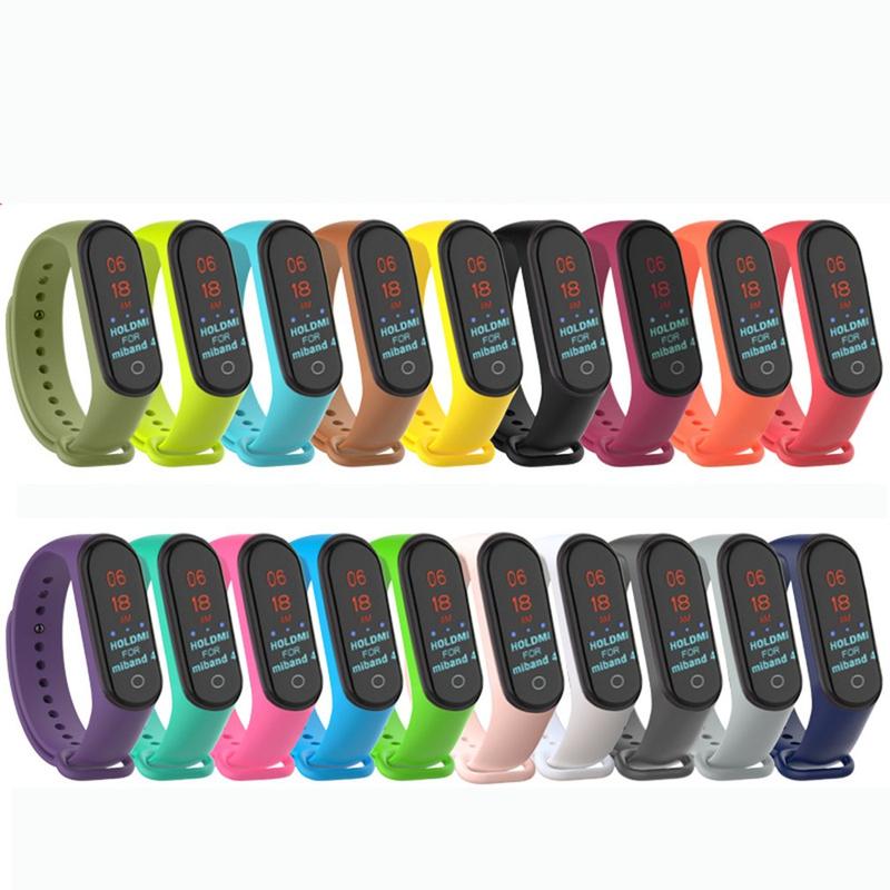 Product Introduction of Strap For Xiaomi Mi Band 4 3 Silicone Sports Wristband For Mi Band 3 4  TPU replacement strap For XiaoMi Mi Band 4 Bracelet 17