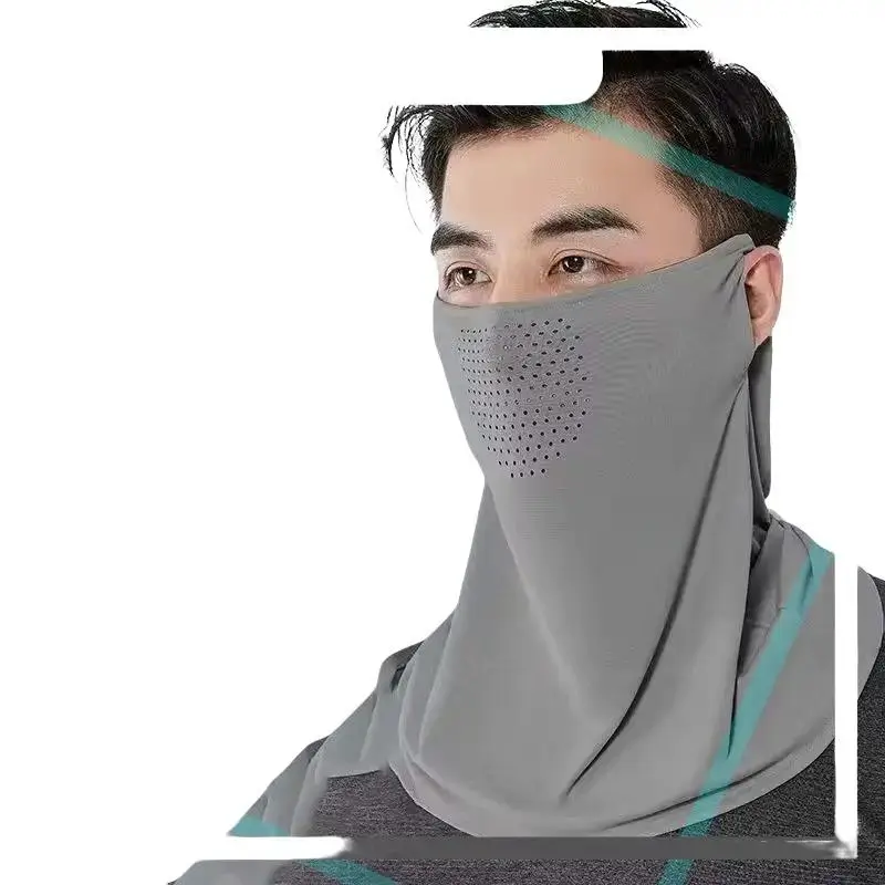 Mask Sunscreen Mask Cycling Outdoor Sunscreen Ice Silk Mask Breathable Ultra-Thin Scarf