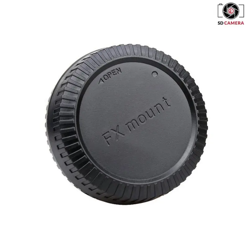 Bộ nắp đậy đuôi lens + nắp đây body máy ảnh Fuijflim Miroless FX-mount Cap trước sau loại mới zen khớp 1