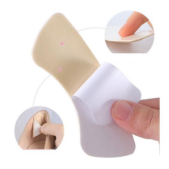 Miếng lót giày bảo vệ sau gót 4D, Lót gót giày có keo dán tiện dụng giúp không rớt gót khi mang giày 6
