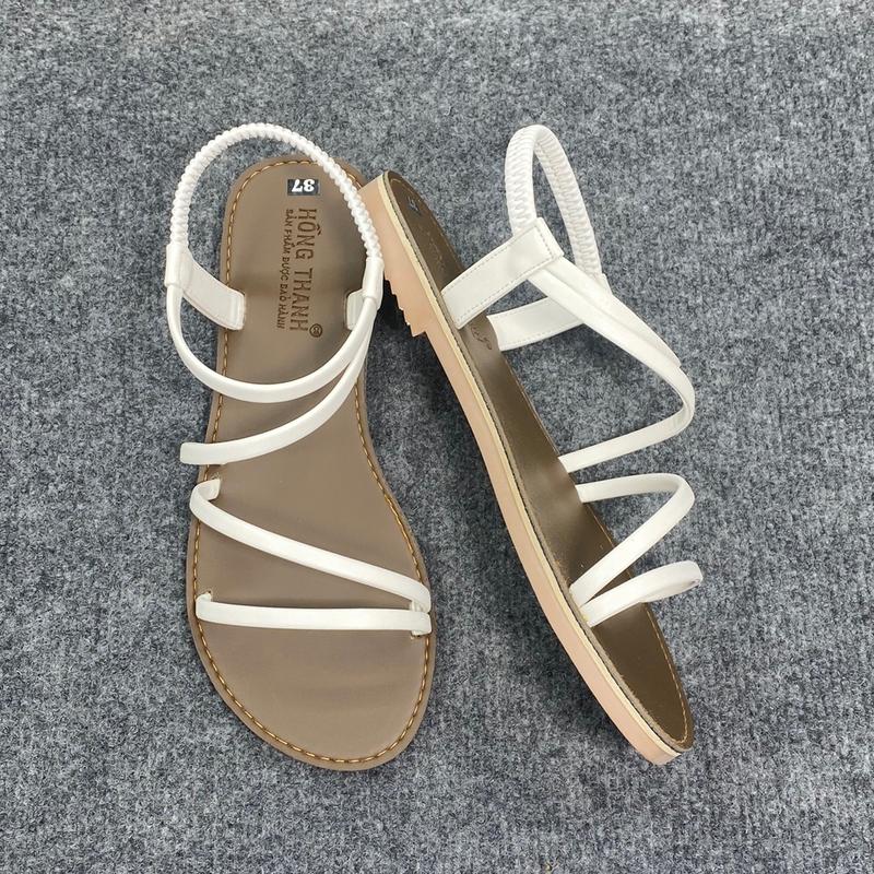 Dép nữ Sandal dây chéo xinh xắn ,Hàng đẹp,Form chuẩn sezi Mũi tròn(01)