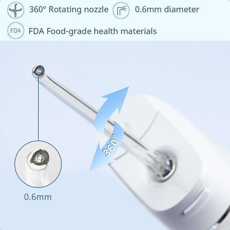 Máy Tăm Nước Cầm Tay Mini Enpuly M6Plus Nâng Cấp  Vệ Sinh Răng Miệng, Làm Sạch Sâu, Loại Bỏ Các Mảng Bám Kẽ Răng Nữ 7