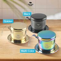 Gambar One Two Cups Vietnam Drip Coffee Filter Saringan Kopi Sekrup 120ml - PF-304 - Hitam dari Usea Official Store Kota Administrasi Jakarta Barat 1 Tokopedia