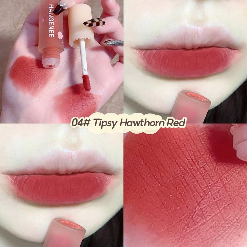 Bộ Son Môi Lỏng, Gương Lustrous Dewy Finish, Bộ Men Môi Dưỡng Ẩm Lâu Dài, In Hình Gấu Dễ Thương Cosmetic Mỹ Phẩm Trang Điểm 4