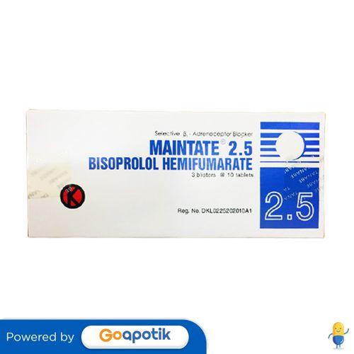 Gambar MAINTATE 2.5 MG BOX 30 TABLET dari Apotek Dande Farma by GoApotik Kota Surabaya Tokopedia