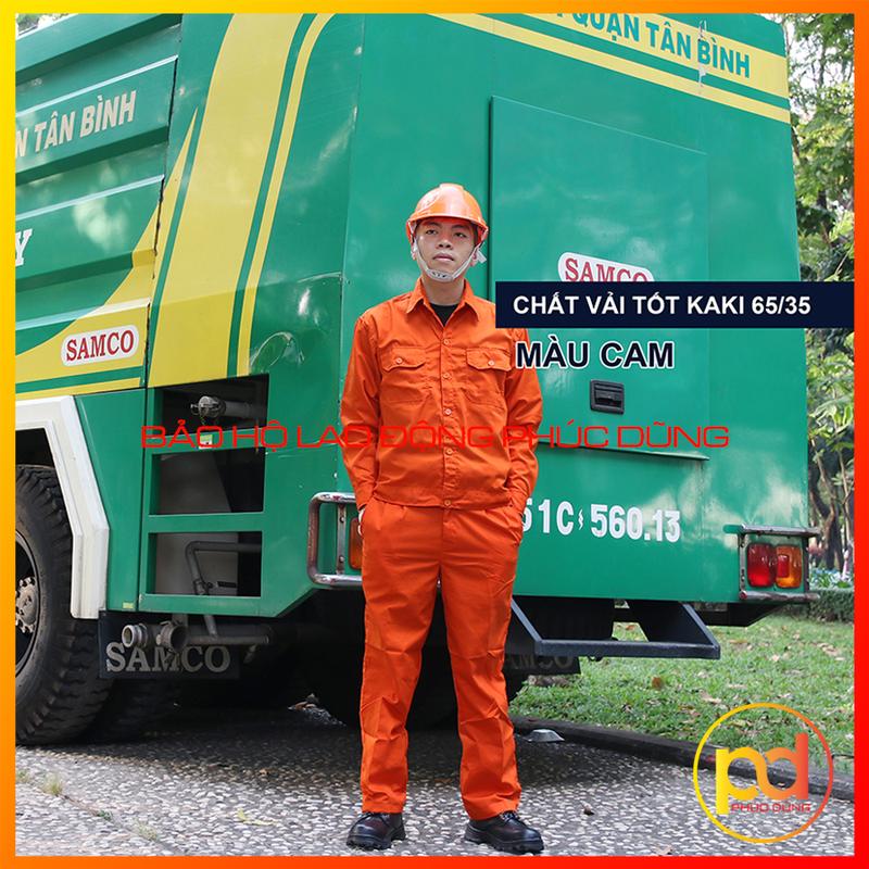 Bộ quần Áo bảo hộ lao động nam dài tay giá rẻ chất Vải Cotton co giãn thoáng mát thấm hút mồ hôi đủ màu sắc