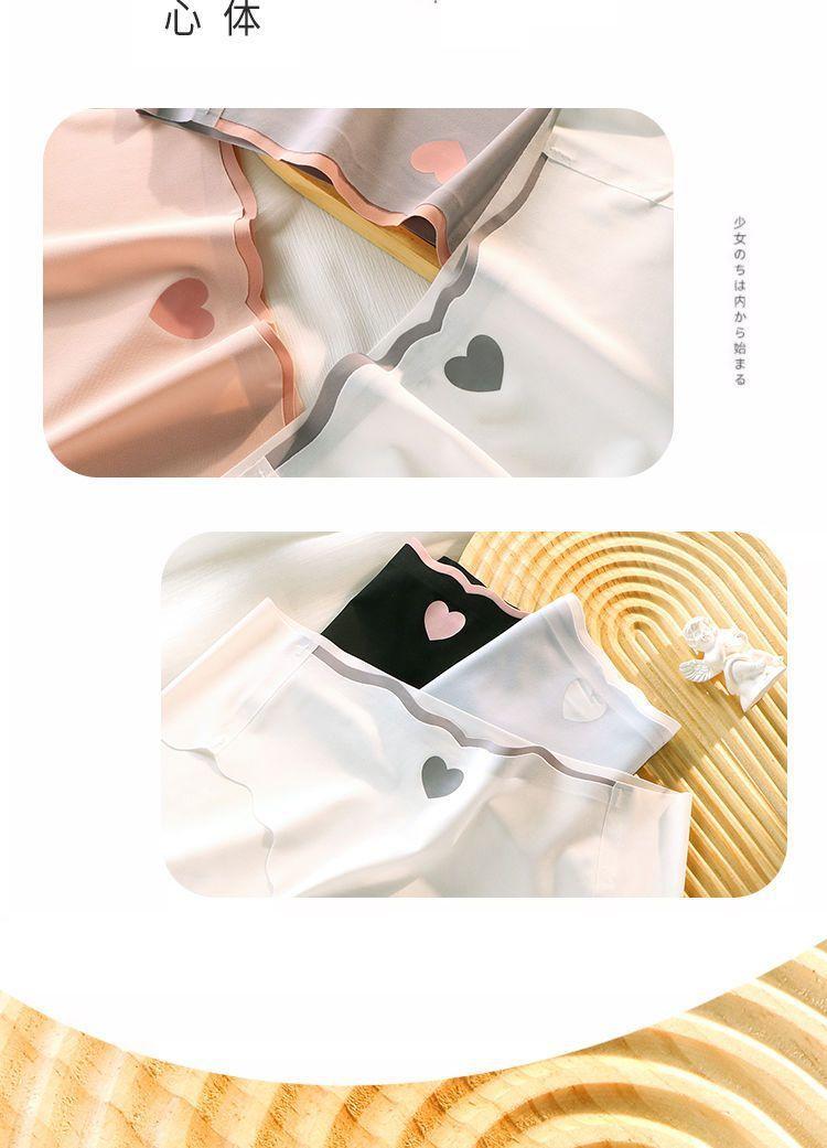 Product Introduction of Quần Lót Không Đường May, Chất Liệu Lụa Lạnh Mùa Hè, Dành Cho Nữ, Mỏng Và Nhanh Khô, Kháng Khuẩn Graphene, Phong Cách Nữ Tính Quần Lót Cạp Trung Gợi Cảm Và Gợi Cảm, Quần Đùi 5