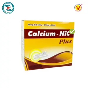 [CHÍNH HÃNG] Dung dịch uống Calcium Nic plus 10ml hộp 20 ống x 10ml 0