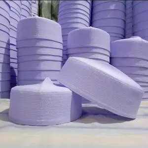 Peci kopiah haji batok habib bahar putih polos Songkok Muslim Dewasa Hitam