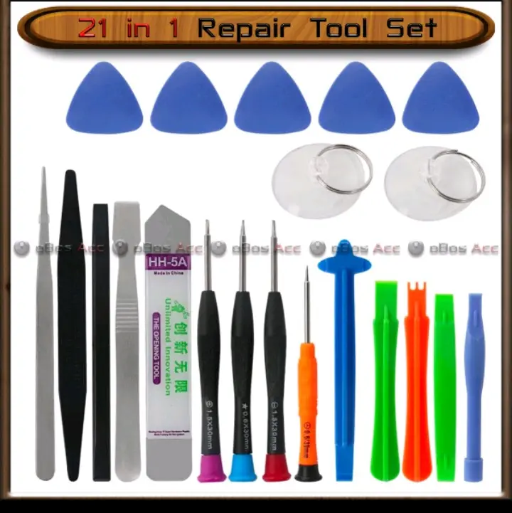 0Peralatan Reparasi HP Repair Tool Kit Set 21 in 1 Alat Service Smartphone 0