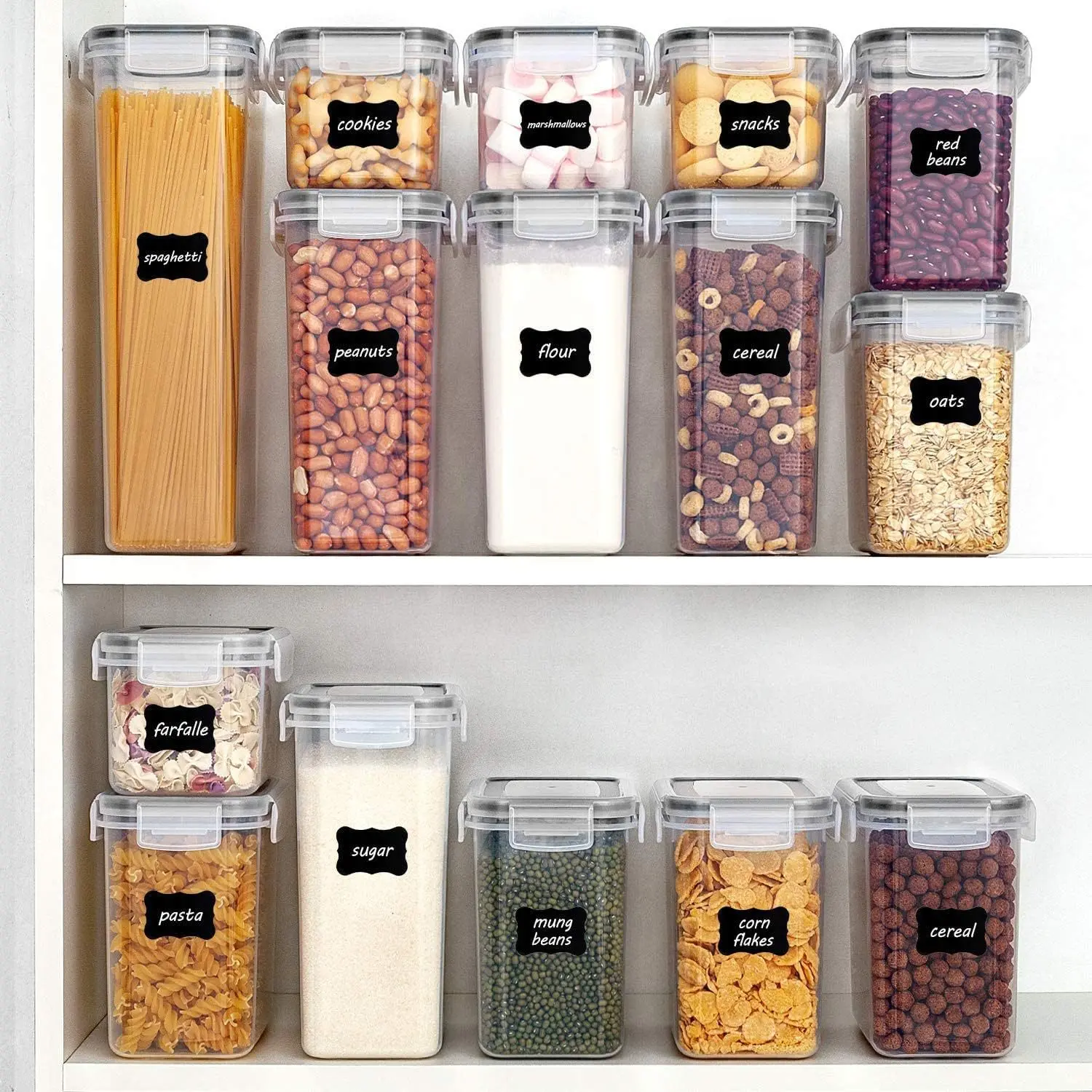 Hot Sale Vacuum Dustproof Sealed Storage Tank, Food Grade Transparent Crisper, Snack Storage Box