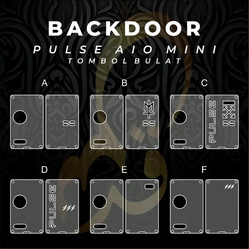 Backdoor Pulse AIO Mini Tombol Bulat 0