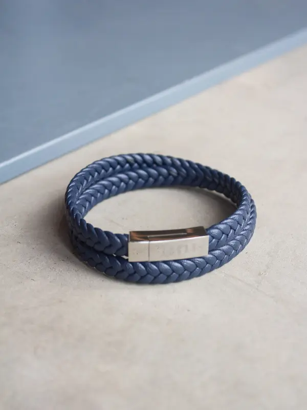 LUCAN - Mineral Series Gelang Kulit Premium Gelang Pria Anti Alergi Kulit Asli Gelang Cowok Pria keren 7