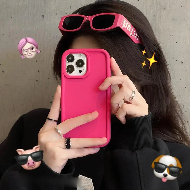 SoftCase Candy Color IPH Case Anti-Fall Untuk IPH 15 14 13 12 11 Pro Max X XR Xs Max 7P 8P Casing 2