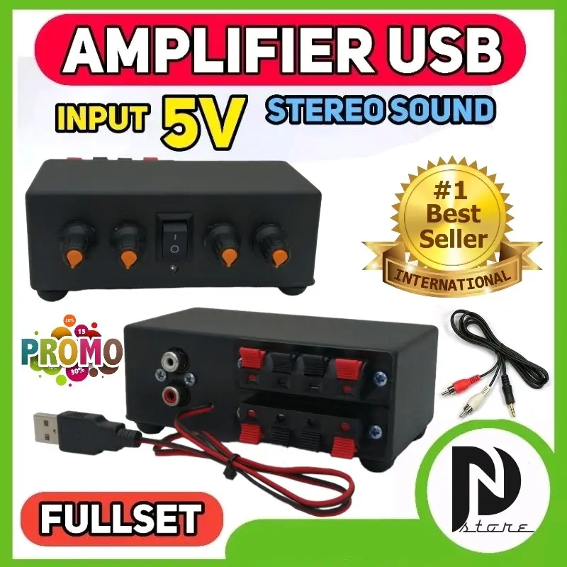 Ampli mini mini ampli 4ch x2 rca non bluetooth+kabel rca 0