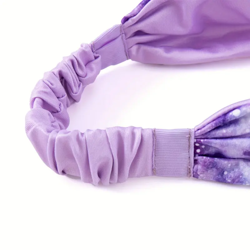 Cloud Pattern Unisex Sports Headband, Sweat-proof, Breathable And Comfortable Fabric Headband, Suitable For Outdoor Sports And Fitness 4