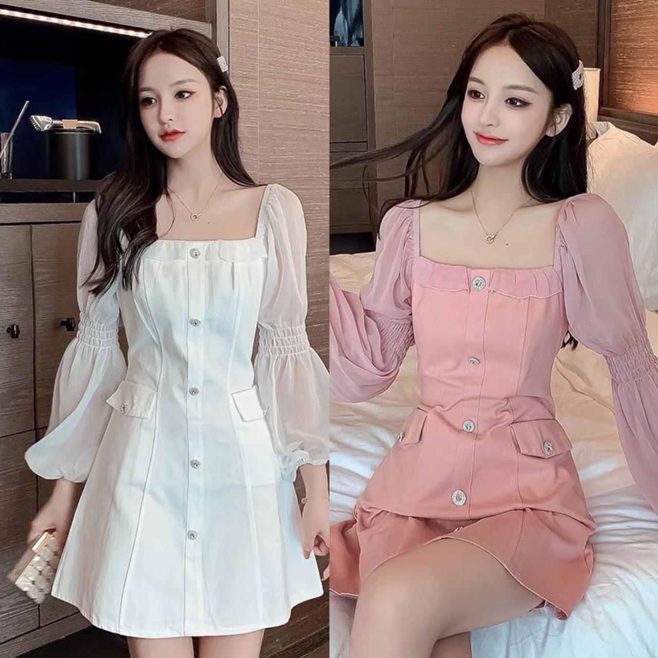 [Xả Kho] Đầm Thời Trang Bigsize Thiết Kế Siêu Xinh Cho Các Nàng Nữ Dress Cotton Hồng Women - A.1029