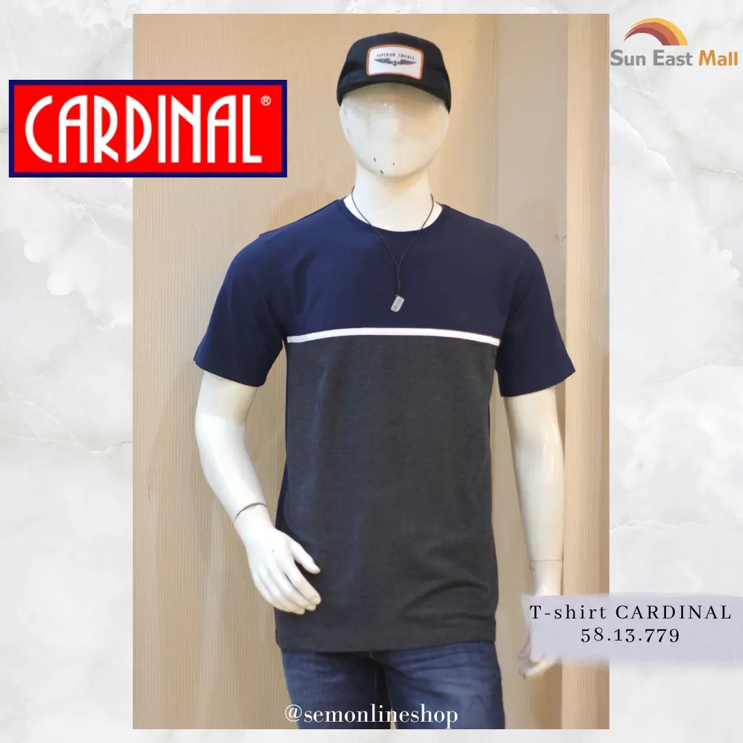 T-SHIRT CARDINAL // 5813779 Katun Polos