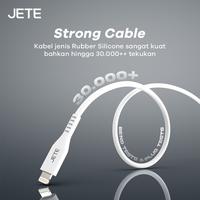 Gambar JETE CXM1 Kabel iPhone MFi Fast Charging 12W | USB to Lightning Mfi - Garansi Resmi 2 Tahun dari JETE Authorized Shop Kota Semarang 2 Tokopedia