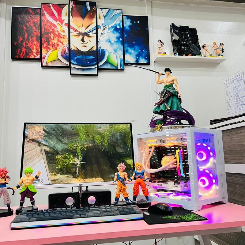 PC GAMING TẢN NƯỚC GAMING 10400F : I5 10400F  B560   16G  GTX 1070Ti   650W   NVME 256G 